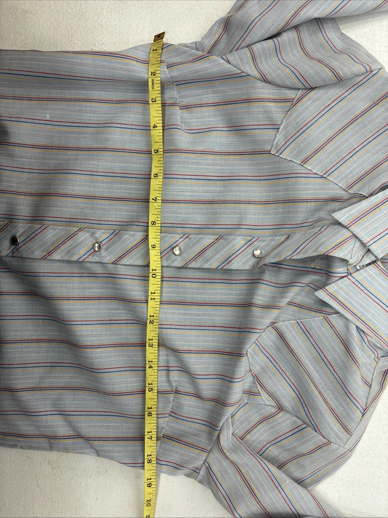New Women’s Dickson Jenkins Multicolor Long Sleeve Pearl Snap Size 34 KK-100