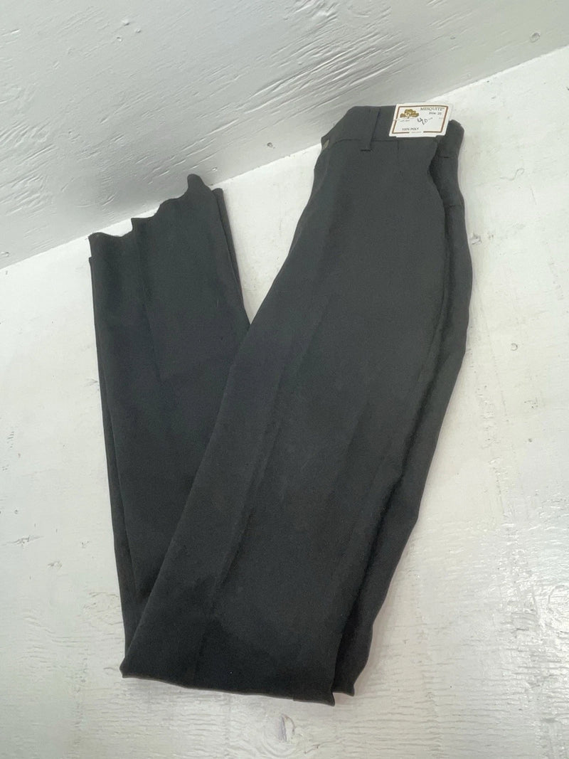 New Vintage Black Mesquite Polyester Pants #5511 XX-108