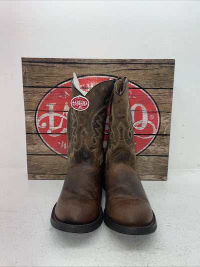 New Men’s Brown Laredo Cowboy Boots. 67902 9.5 9 1/2 E W. 5-29