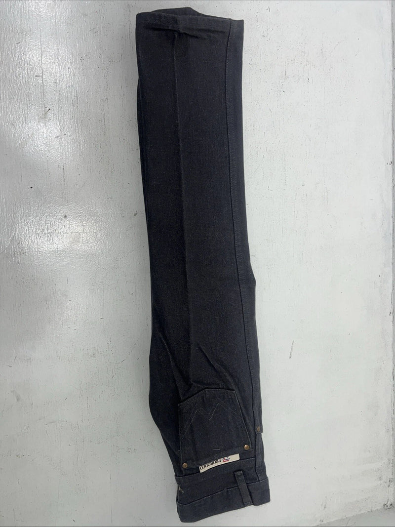 New Boys Grey Wrangler Pro Rodeo Cowboy Cut Regular  Denim Jeans. 9/24 1/2 C-19