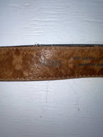 New Brown Genuine Leather Eagle Tooled 34” Belt #WS641 Z-139