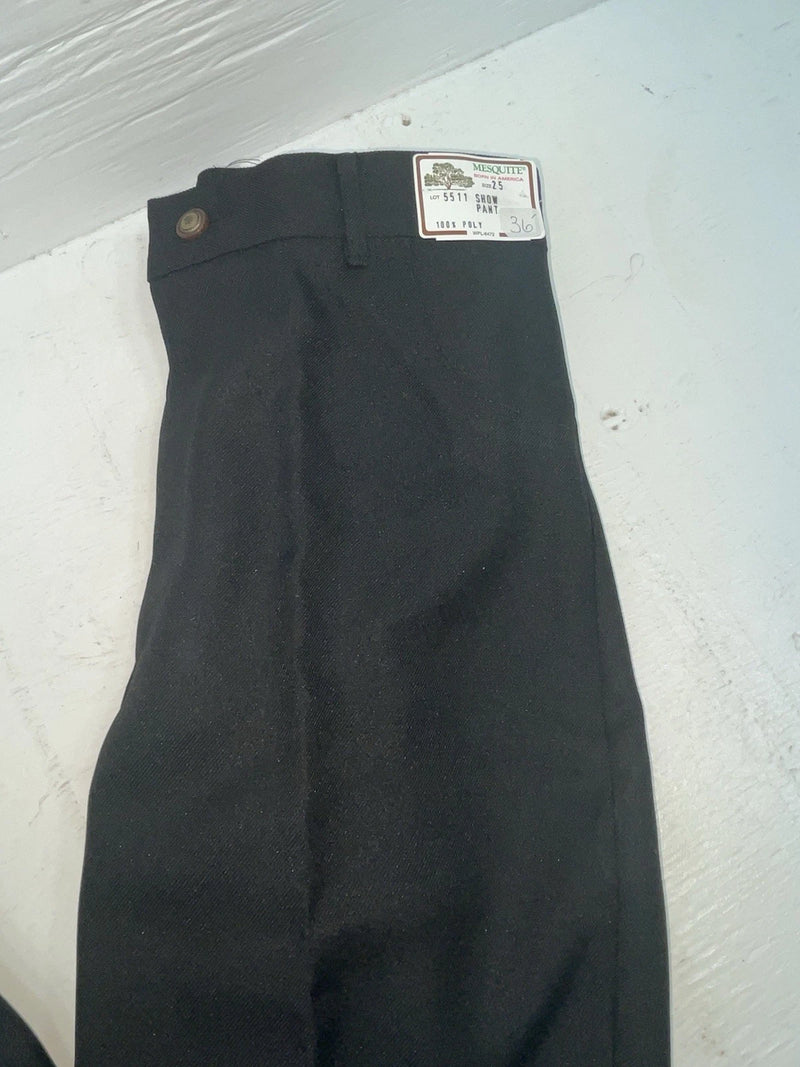 New Vintage Black Mesquite Polyester Pants #5511 XX-5