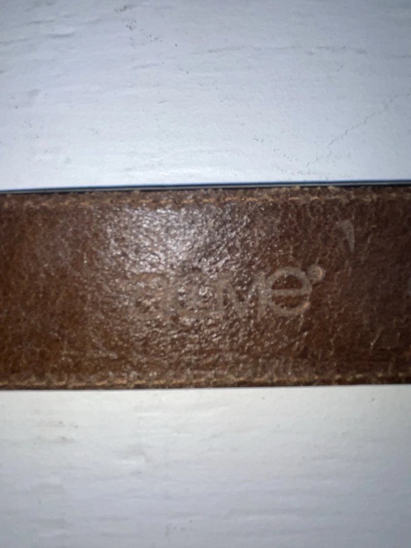 New Brown Genuine Leather Acme Tooled 29” Belt #6921 JJ-28