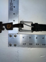 New Black Genuine Leather Chambers 34” Belt #M450 JJ-75