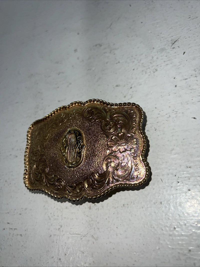 New Women’s M&F Gold “O” Belt Buckle. 38087-0 A-98