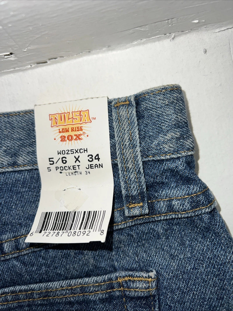 New Women’s Twenty X 5 Pocket Low Rise Denim Jeans. 5/6x34 M-3