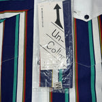 New Men’s Multicolor Strip Mine&Bills Long Sleeve Button Up Shirt. M P-49