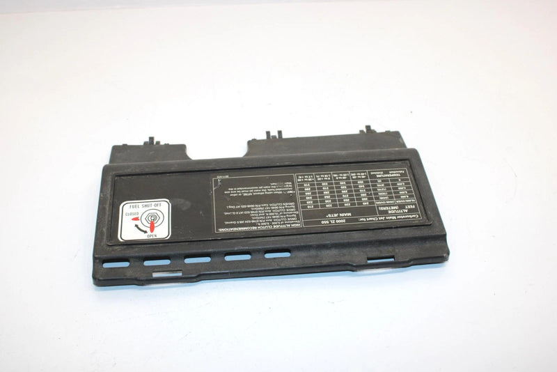 00 Arctic Cat Zl 550 Esr Oem Tool Tray Cover 1670-049 SA216
