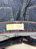 New Women’s Twenty X Dark Rider Low Rise Denim Jeans. 7/8x34 M-4