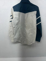 New Children’s White Cumberland Outfitters Long Sleeve Pearl Snap Shirt L S-34