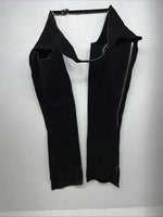 NOS Black Children’s Large Show Chaps Adjustable Waist 40” N-20