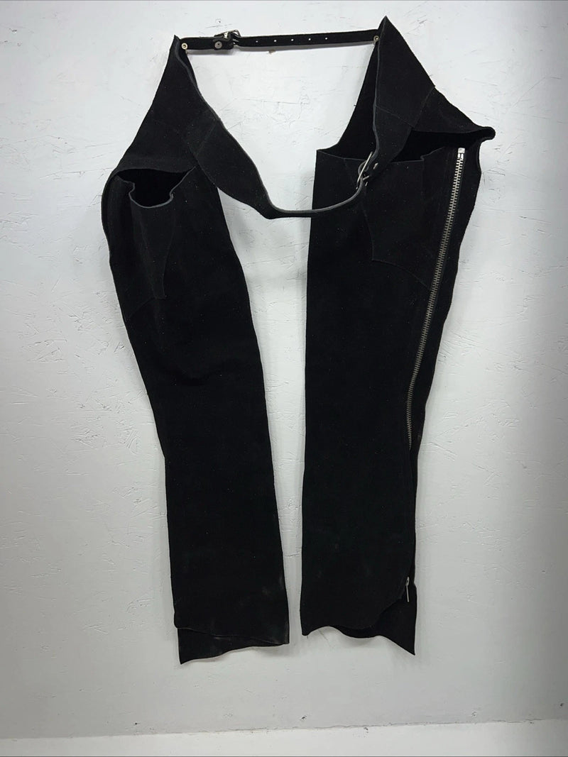 NOS Black Children’s Large Show Chaps Adjustable Waist 40” N-20