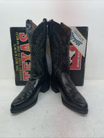 New Men’s Black Texas Brand Cowboy Boots. 1200 9.5 9 1/2 D. 4-76
