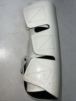 New White Rubber Davis Splint Boots Large HH-26