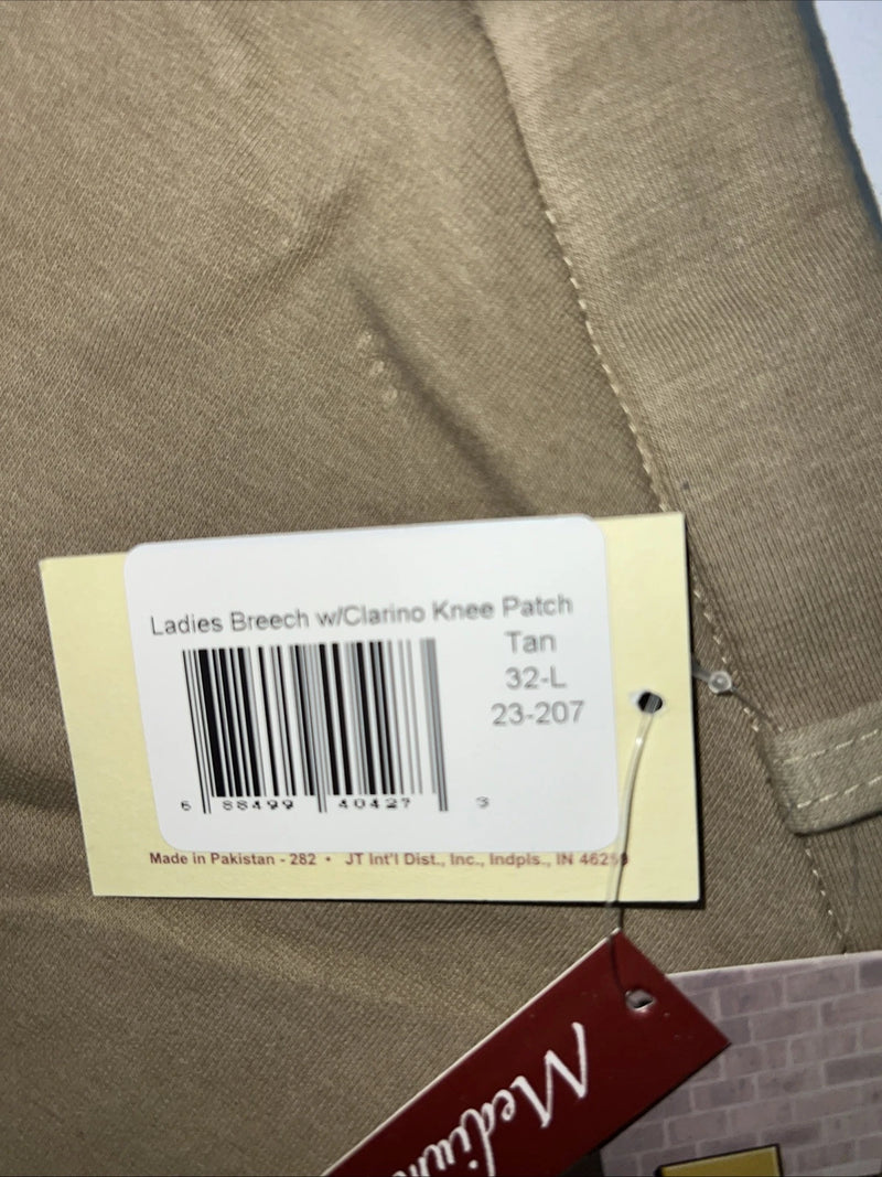 New Women’s Brown Tough 1 Comfort Riders English Riding Pants. 32 L C-46