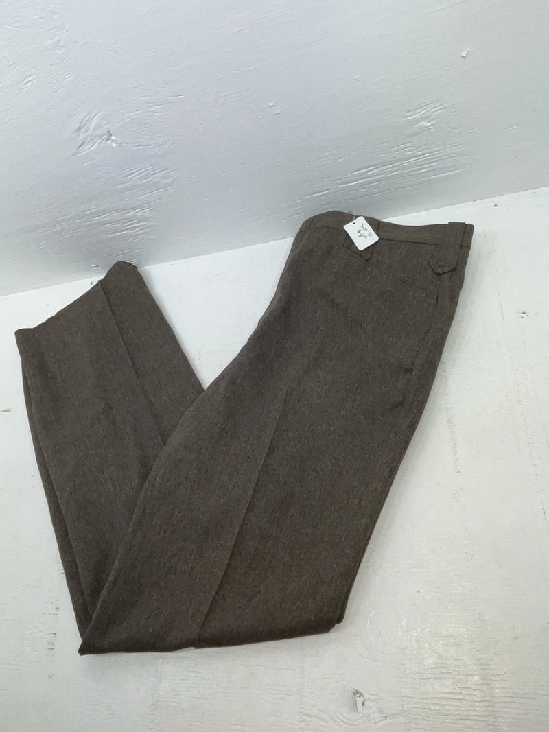 New Vintage Brown Circle S Polyester Pants #CP4776 OO-5