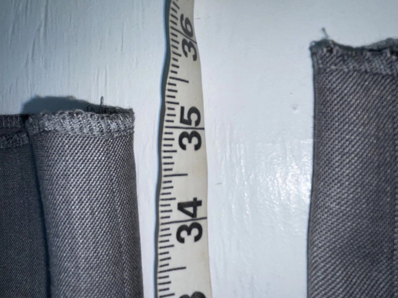 New Vintage Gray Circle S Polyester Pants #CP6715 SS-34