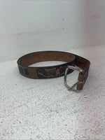 New Brown Genuine Leather Chambers Eagle Tooled 34” Belt #6412-13 Z-22