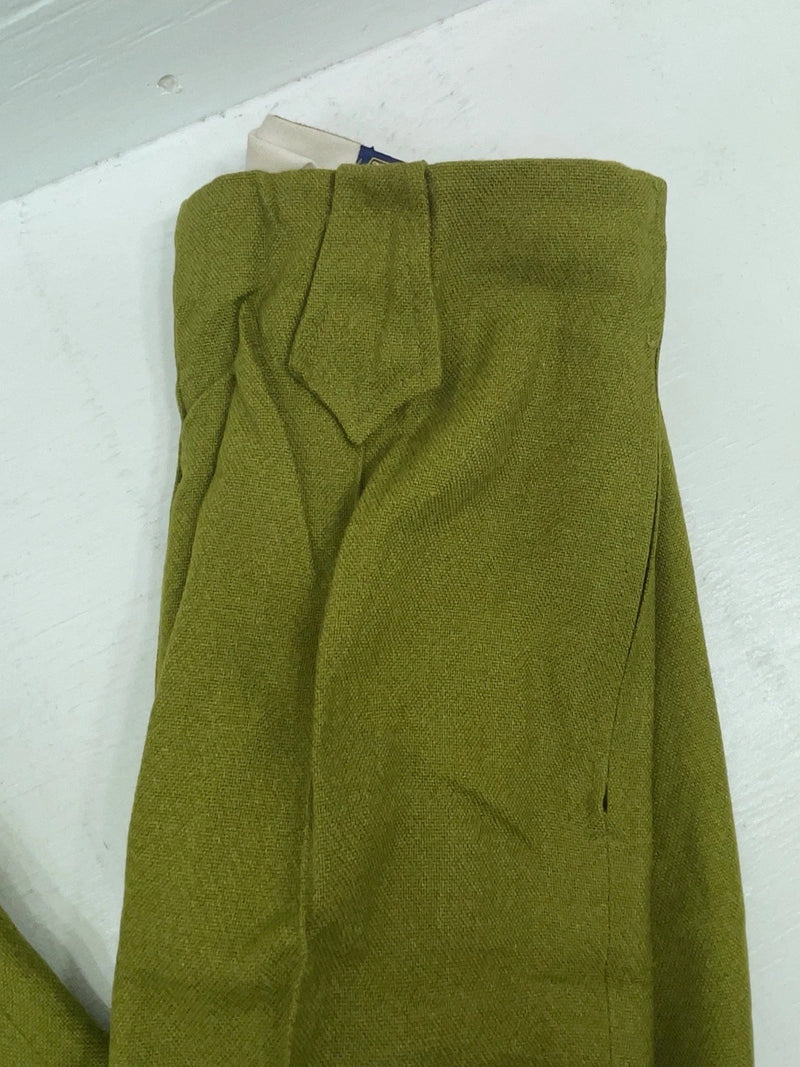 New Vintage Green Panhandle Slim Polyester Pants #1434 SS-94