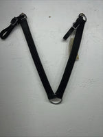New Royal King Black Genuine Leather Tripping Collar #41-950 Y-23