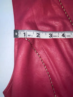 New Women’s Pink 1849 Cut Off Zip Up Vest S #77372 3B-64