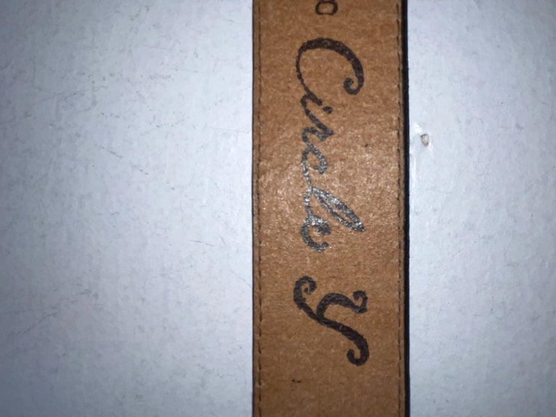 New Brown Genuine Leather Circle Y Tooled 30” Belt #9290 Z-94