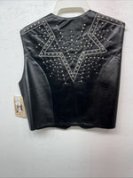 New Women’s 1849 Authentic Ranchwear Black Western Show Vest XL WW-67