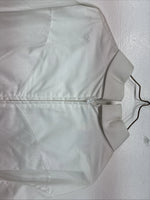 New Women’s Fenton White Design Long Sleeve Zip Up Shirt Size 16 TT-134