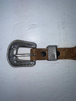 New Brown Genuine Leather Acme Tooled 28” Belt #5022 JJ-161
