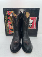 New Men’s Black Texas Brand Cowboy Boots. 5300 9 D. 5-51