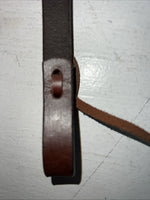 New Royal King Dark Oil Genuine Leather 5/8” X 7” Split Reins #43-728 Y-6