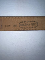New Brown Genuine Leather Nocona 30” Belt #151120230 Z-56