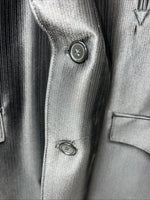 New Men’s Circle S Black Suit Jacket 46R #CC5091 S-607