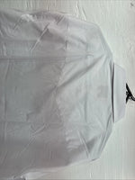 New Men’s ELY Cattleman White Western Long Sleeve Pearl Snap 18 X 35 2XL T-49