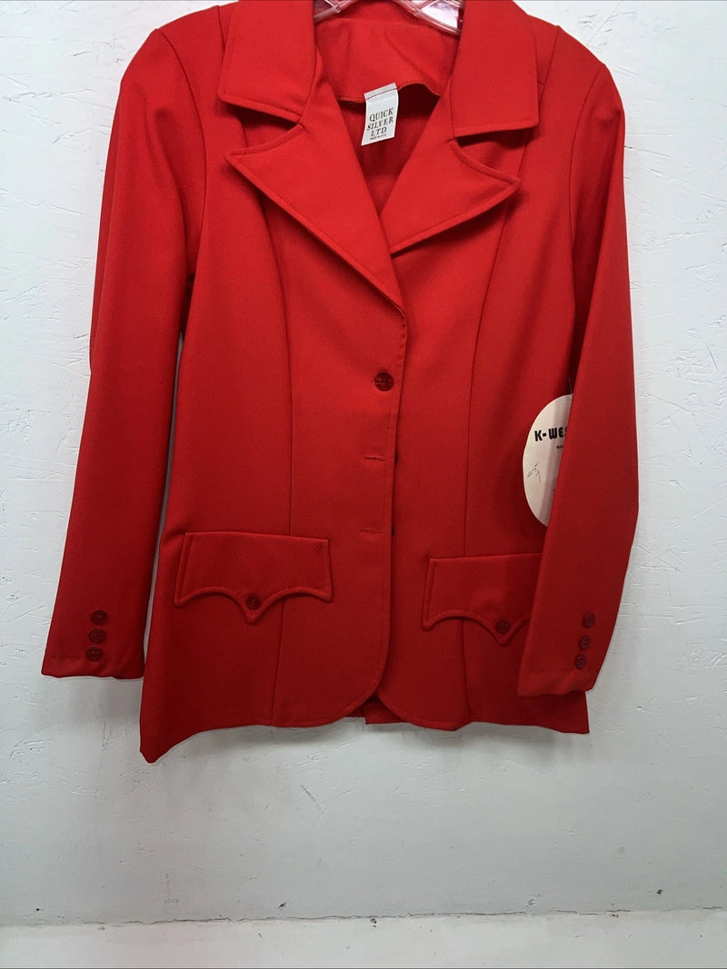 New Women’s Red Quick Silver LTD Long Sleeve Suit 7 #2652 WW-4