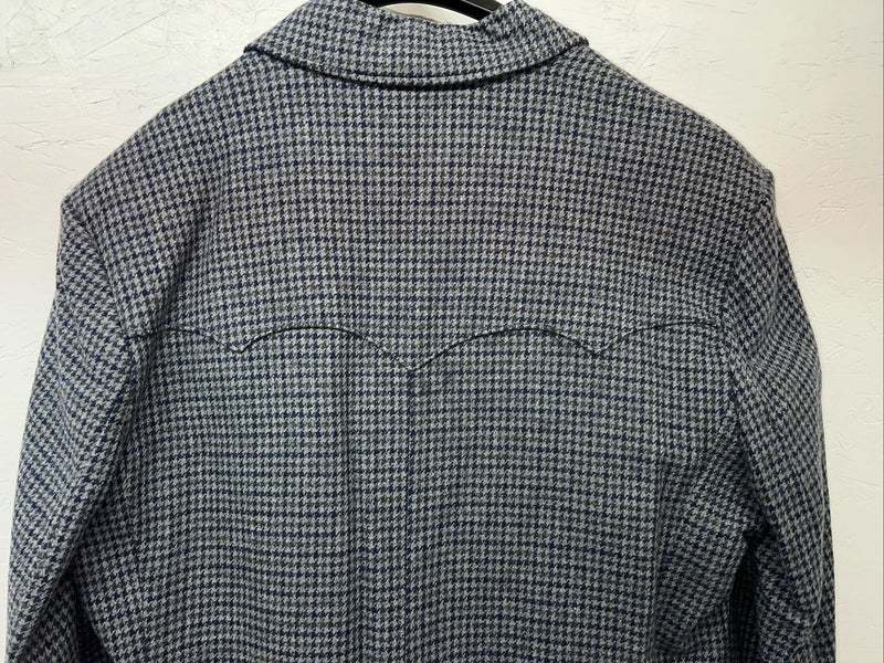 New Men’s Pioneer Wear Blue Plaid Suit Jacket 46 #12504 T-603