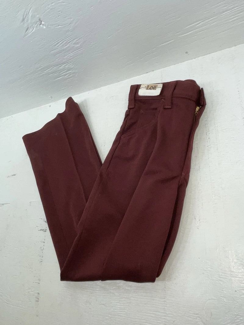 New Vintage Red Lee Polyester Pants #2004061 NN-158