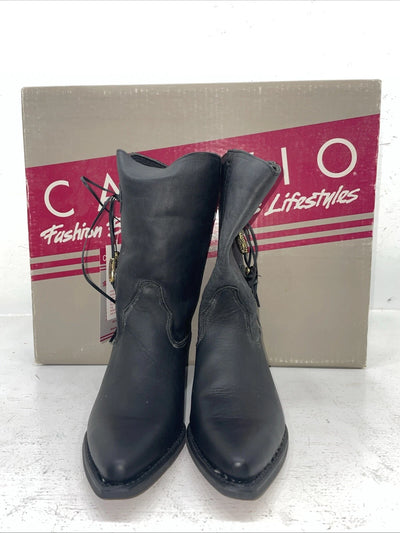 New Women’s Black Capezio Cowboy Boots. L 870 7 M. 18-115