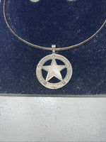 New Women’s Montana Silversmiths Retro Silver Jewelry Set With Star. JS810 A-64