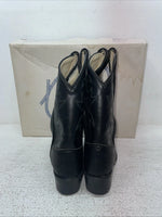 New Kids Black A Jama Product Cowboy Boots. J 9110 12.5 12 1/2. 23-3
