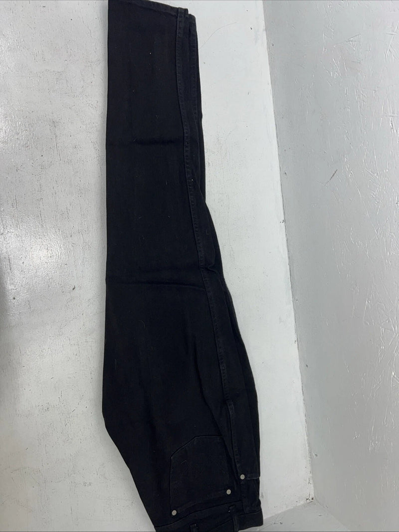 New Men’s Black Cowboy Cut Classic Fit Wrangler Denim Jeans. 17/18x34 F-31