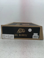 New Youth Black DBL Barrel Cowboy Boots. 4472001 5.5 5 1/2. 2-104