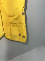 New Men’s Yellow Wrangler PBR Long Sleeve Button Up Shirt. XL S-28