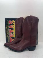New Men’s Red Texas Brand Cowboy Boots. 7863 9.5 9 1/2 D. 6-88