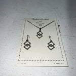 New Women’s Fashion Pendant Chain Silver Jewelry Set. 58 A-130