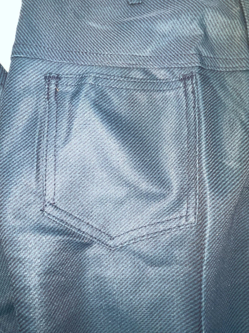 New Vintage Blue Miller Polyester Pants #2624 OO-67