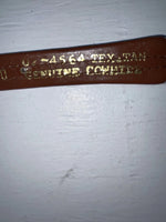 New Brown Genuine Leather Tex Tan Weaved 30” Belt #02/4564 JJ-121
