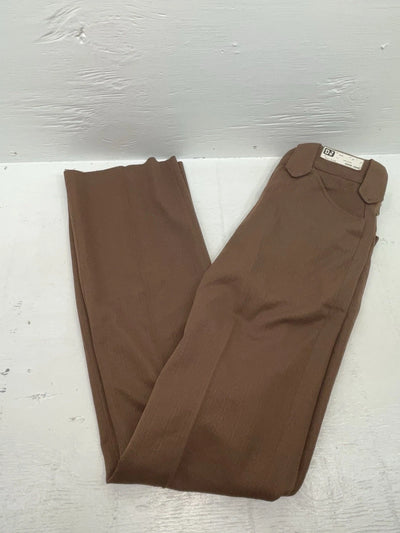 New Vintage Brown Dickson Jenkins Polyester Pants #2402 ZZ-39