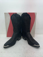 New Men’s Black Texas Brand Cowboy Boots. 7640 8.5 8 1/2 D. 1-106