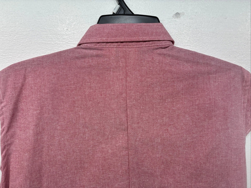New Women’s Cowboy Threads Pink Short Sleeve Button  Up Size Medium MM-85